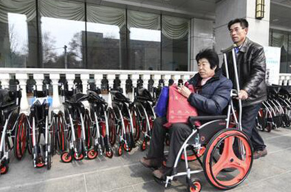 健康中國小V共享輪椅上日本雅虎新聞頭條